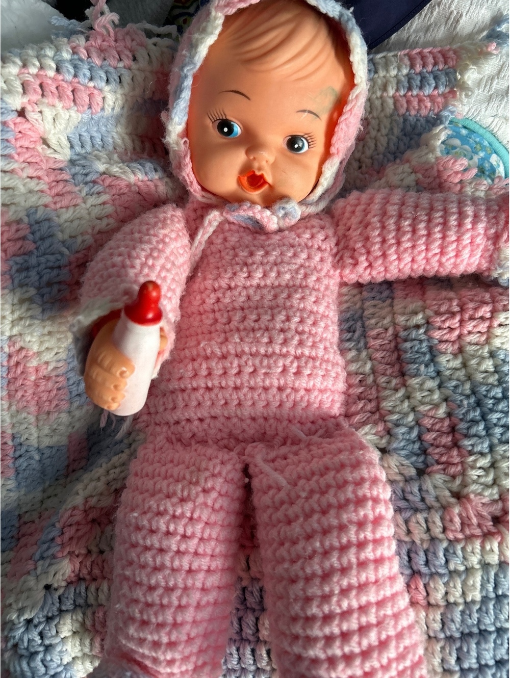 Crocheted baby